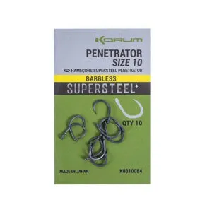 NextFish - Horgász webshop és horgászbolt - PENETRATOR HOOK SIZE 12 BARBLESS (10)