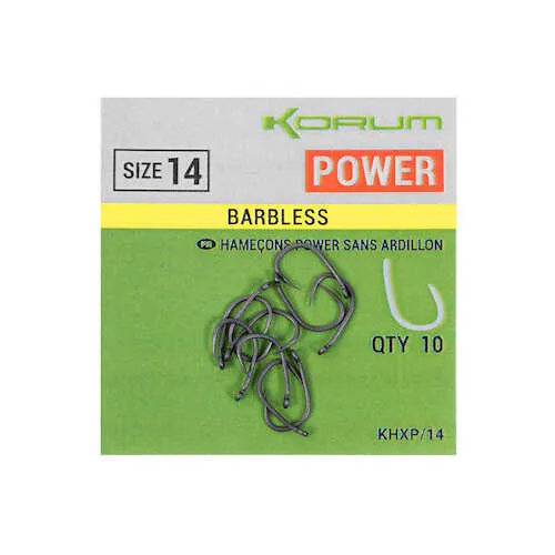 NextFish - Horgász webshop és horgászbolt - XPERT POWER BARBLESS HOOKS - SIZE 6 