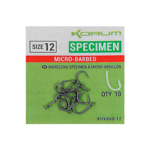 NextFish - Horgász webshop és horgászbolt - XPERT SPECIMEN MICRO BARBED HOOKS - SIZE 8 