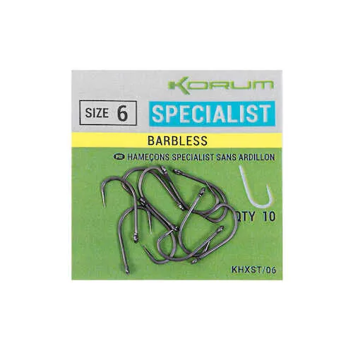 NextFish - Horgász webshop és horgászbolt - XPERT SPECIALIST BARBLESS HOOKS - SIZE 6 