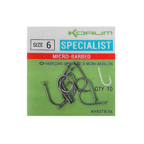 NextFish - Horgász webshop és horgászbolt - XPERT SPECIALIST MICRO BARBED HOOKS - SIZE 6 