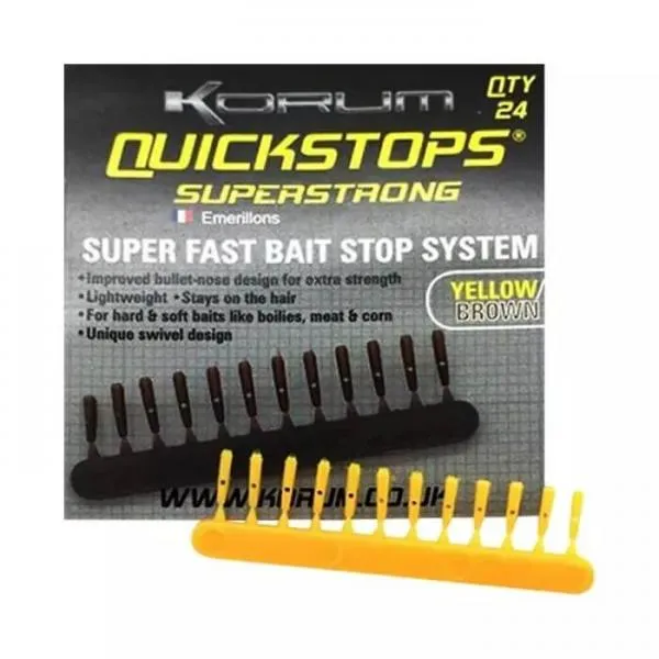 NextFish - Horgász webshop és horgászbolt - QUICKSTOPS - YELLOW / BROWN