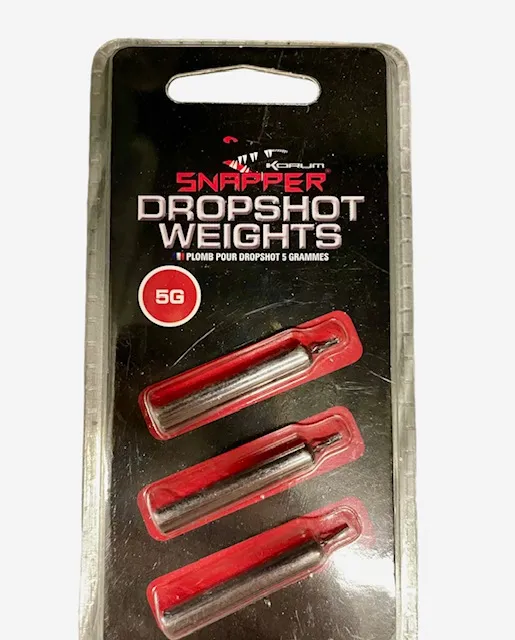 NextFish - Horgász webshop és horgászbolt - SNAPPER DROP SHOT WEIGHTS 5g 