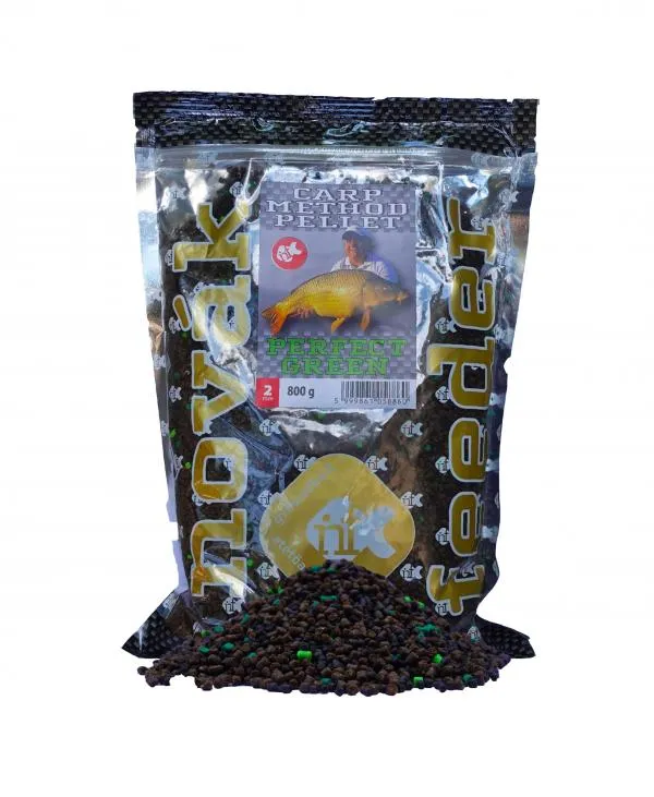 NextFish - Horgász webshop és horgászbolt - NovákFeeder Carp Method - Perfect Green Etető Pellet