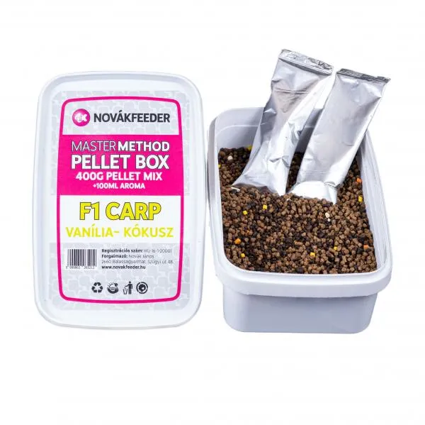 NextFish - Horgász webshop és horgászbolt - NovákFeeder Master Method Pellet Box 400 g - F1 Carp