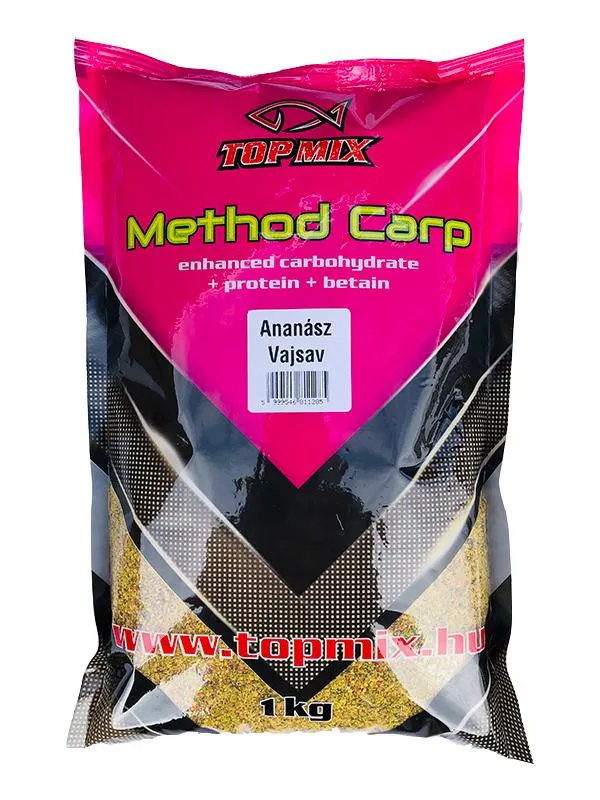 NextFish - Horgász webshop és horgászbolt - TOPMIX Method Carp Ananász - Vajsav 1kg etetőanyag 