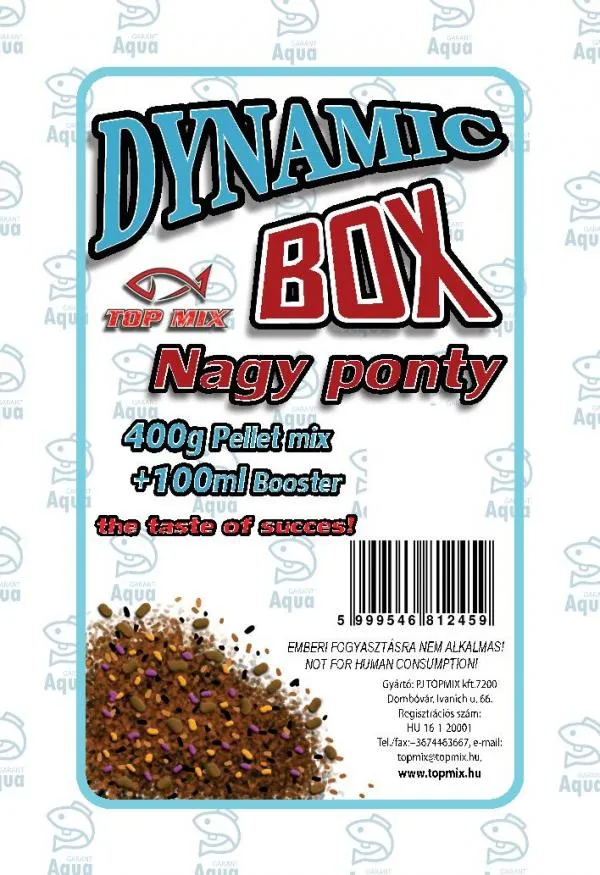 NextFish - Horgász webshop és horgászbolt - TopMix DYNAMIC Pellet Box Nagy Ponty - Etető Pellet