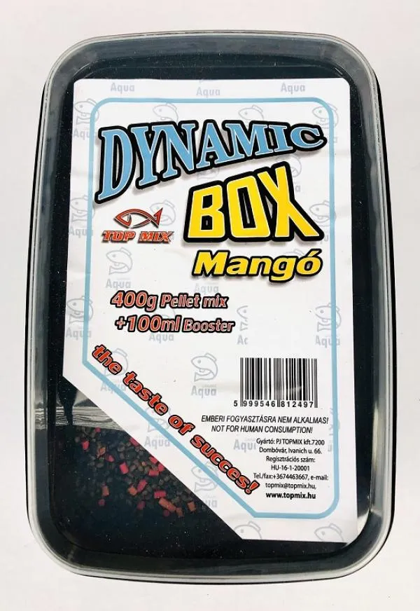 NextFish - Horgász webshop és horgászbolt - TopMix DYNAMIC Pellet Box Mango - Etető Pellet 