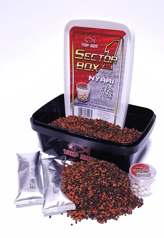 NextFish - Horgász webshop és horgászbolt - TOP MIX Sector 1 pellet box Nyári