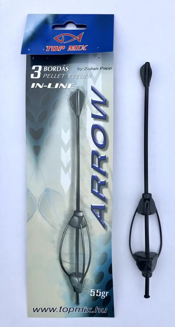 NextFish - Horgász webshop és horgászbolt - TOP MIX Hárombordás arrow method feeder kosár, 55 gr