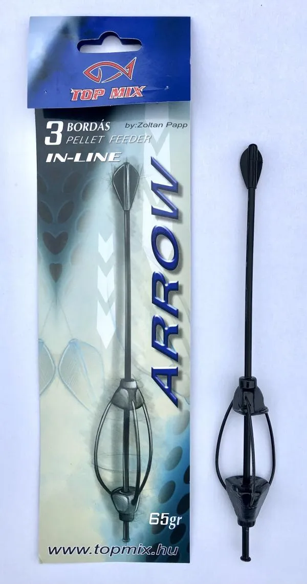 NextFish - Horgász webshop és horgászbolt - TOP MIX Hárombordás arrow method feeder kosár, 65 gr