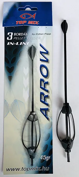 NextFish - Horgász webshop és horgászbolt - TOP MIX Hárombordás arrow method feeder kosár, 45g