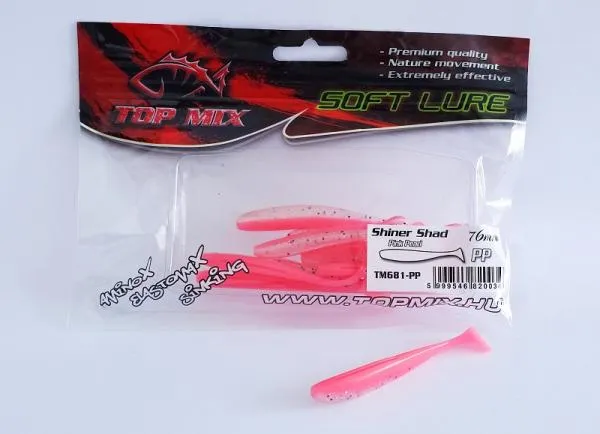 NextFish - Horgász webshop és horgászbolt - Top Mix Shiner Shad Pink Pearl 76 mm