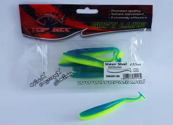 NextFish - Horgász webshop és horgászbolt - Top Mix Shiner Shad Cold Blue-Lime 100 mm