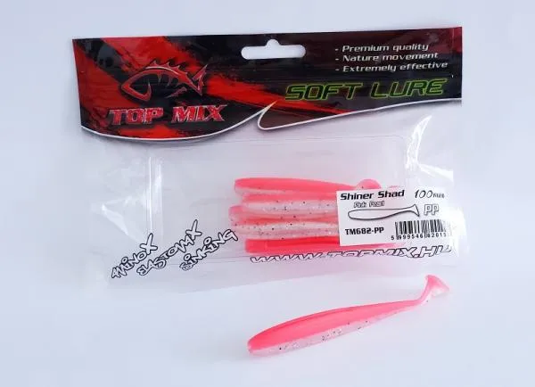 NextFish - Horgász webshop és horgászbolt - Top Mix Shiner Shad Pink Pearl 100 mm