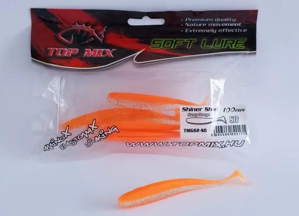 NextFish - Horgász webshop és horgászbolt - Top Mix Shiner Shad Sunny Orange 100 mm