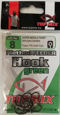 NextFish - Horgász webshop és horgászbolt - Method Feeder horog #8, zöld