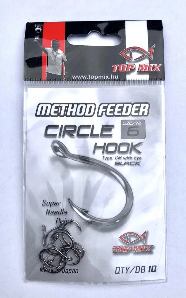 NextFish - Horgász webshop és horgászbolt - Top Mix Method feeder Circle hook #6