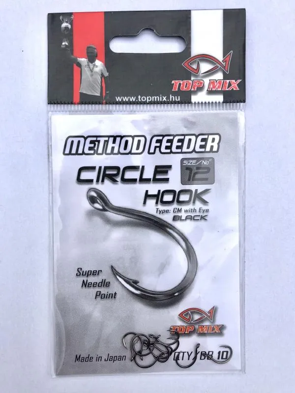 NextFish - Horgász webshop és horgászbolt - Top Mix Method feeder Circle hook #12