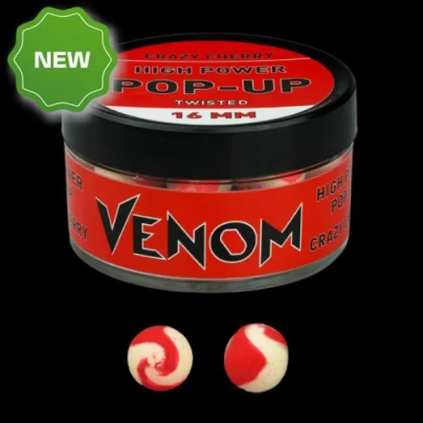 NextFish - Horgász webshop és horgászbolt - Feedermánia Venom High Power Pop-Up Boilie 16 mm CRAZY CHERRY