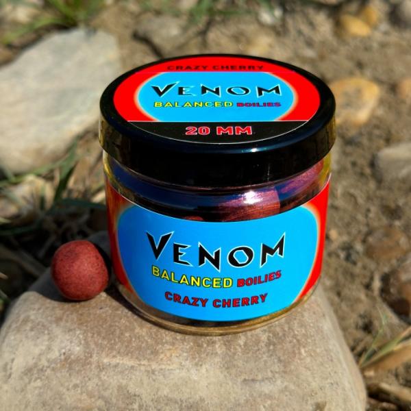 NextFish - Horgász webshop és horgászbolt - Feedermánia Venom Balanced Boilies Crazy Cherry 20 mm