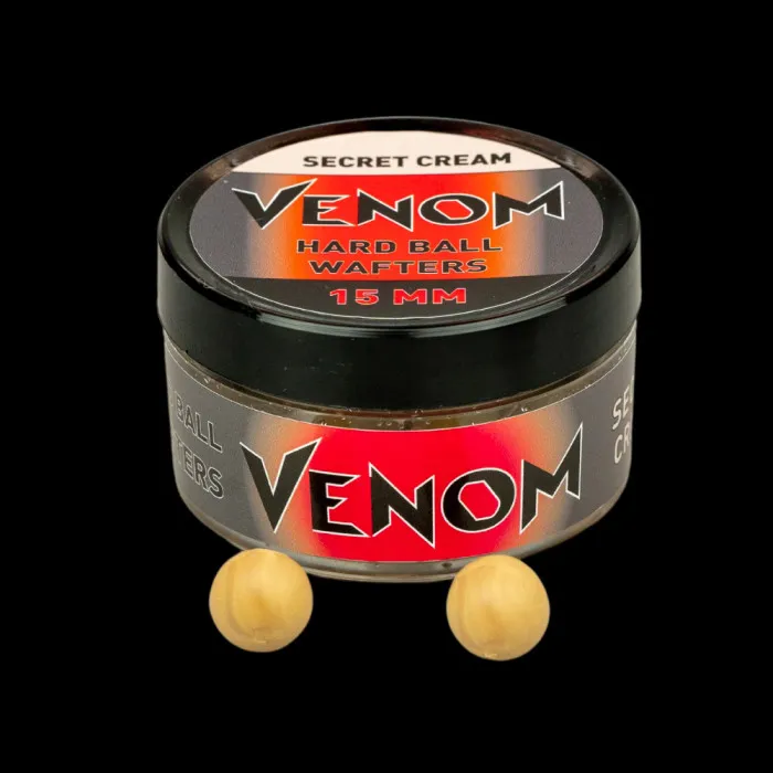 NextFish - Horgász webshop és horgászbolt - Feedermánia VENOM HARD BALL WAFTERS 15 MM SECRET CREAM