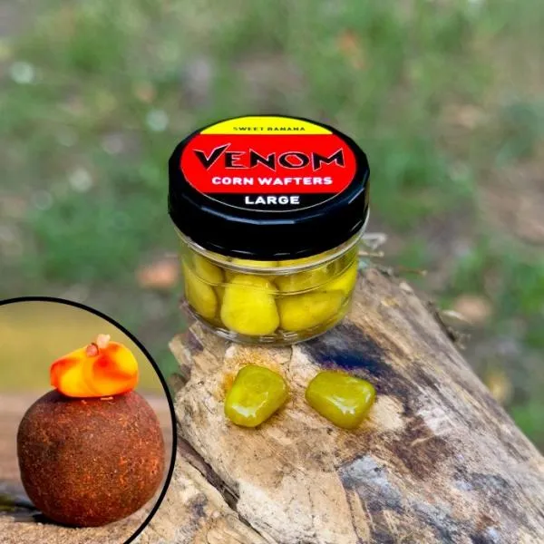 NextFish - Horgász webshop és horgászbolt - Feedermánia Venom Corn Wafters L - Sweet Banana