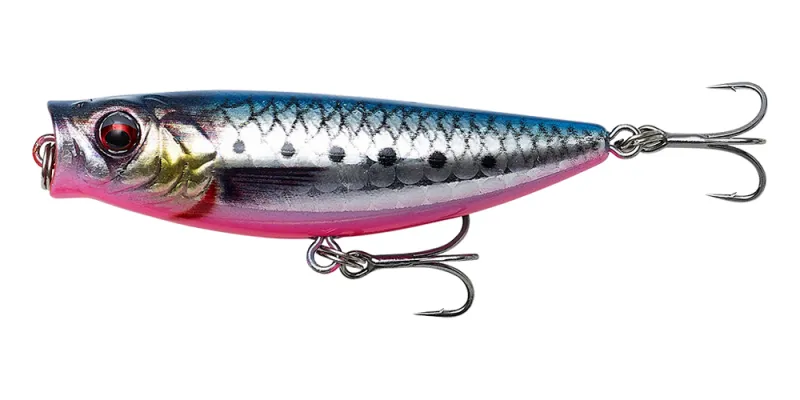 NextFish - Horgász webshop és horgászbolt - 3D MINNOW POPWALKER 6.6CM 8G FLOATING PINK BELLY SARDINE PHP